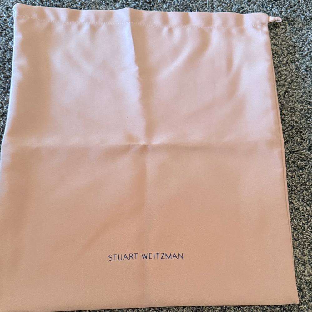 Stuart Weitzman pink dust bag